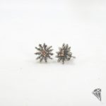 pendientes-plata-envejecida-eguzkilore-con-piedra-champan-12mm