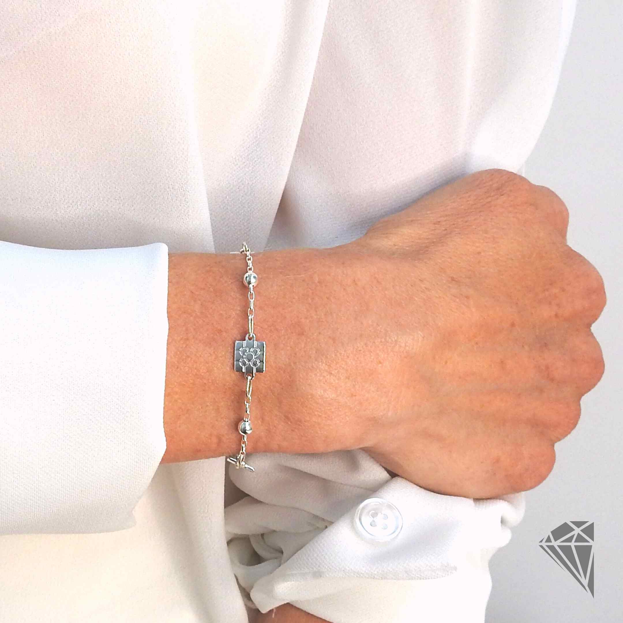 pulsera-plata-la-baldosa-de-bilbao-lutxana