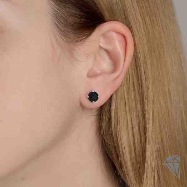pendientes-plata-cristal-negro-redondo