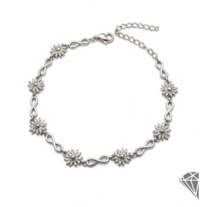 Pulsera Eguzkilore en Plata de Ley 
